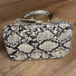 Faux Snakeskin Handbag