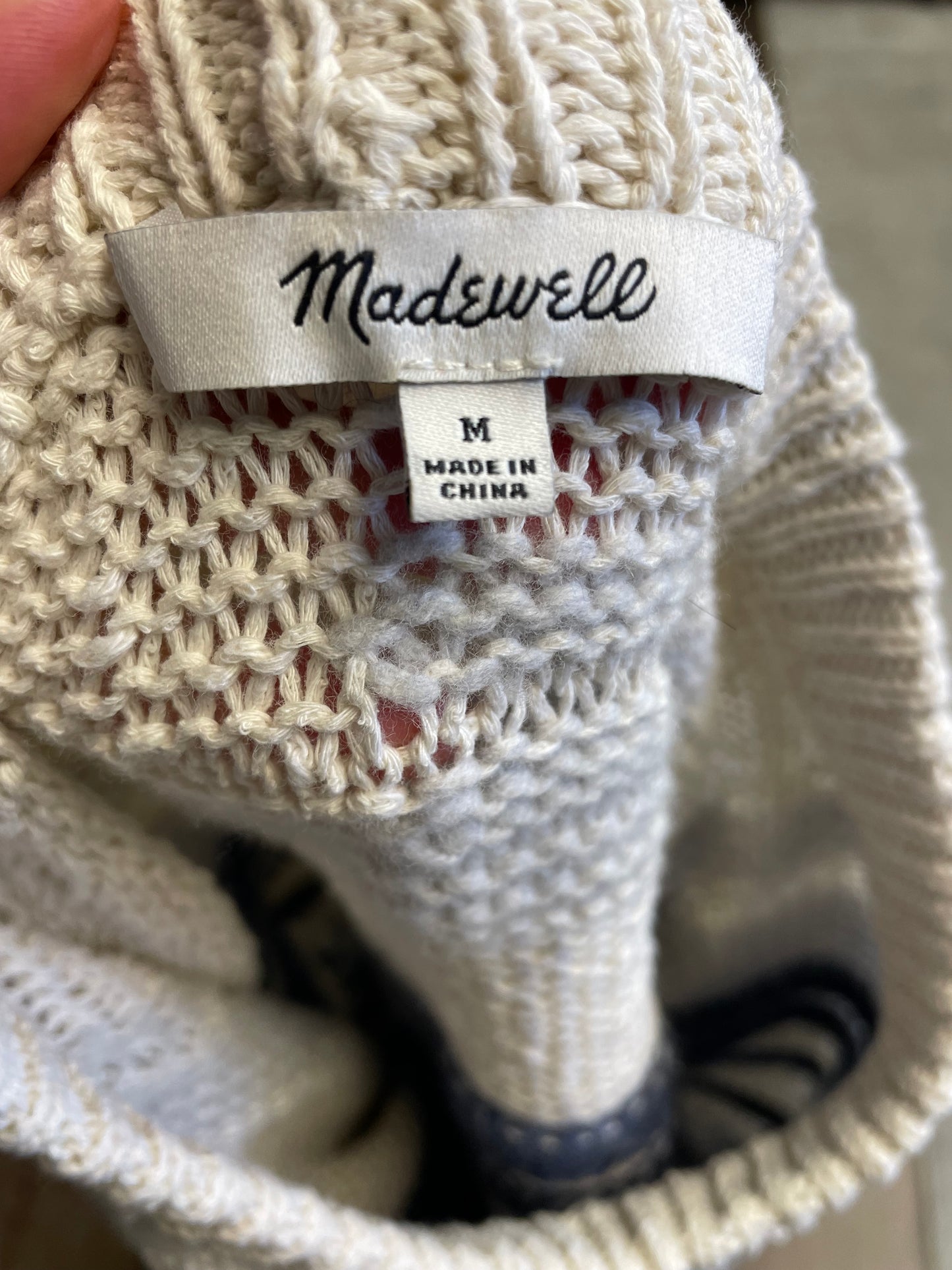 Madewell Striped Merino Wool Sweater (M)