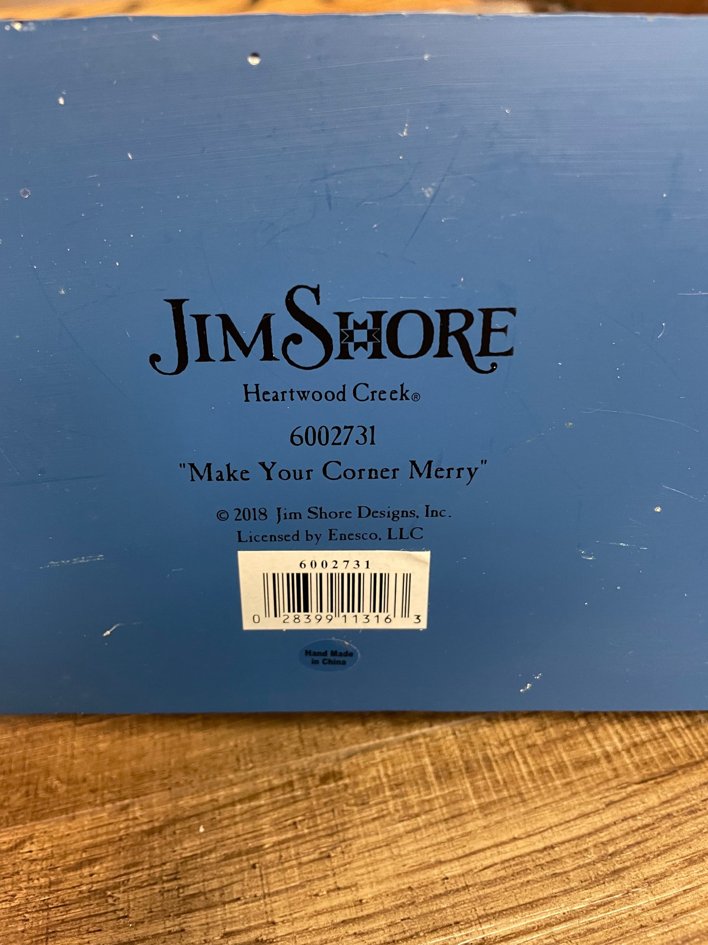 Jim Shore "Make Your Corner Merry" Figurine