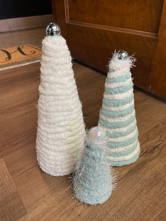 Plush Holiday Tree Decor (set of 3)