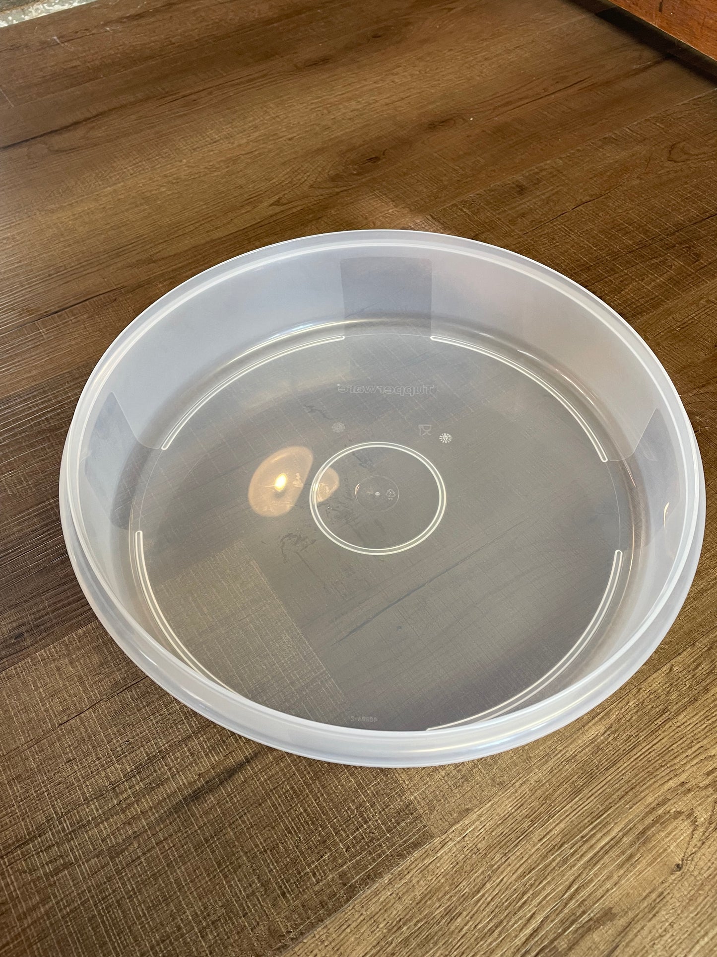 12" Round Tupperware Cupcake Container with Lid