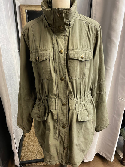 Apt 9 Olive Long Winter Coat (1X)