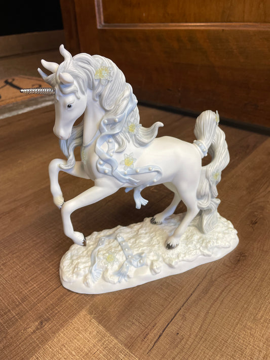 Princeton Gallery "Yuletide Majesty" Porcelain Unicorn