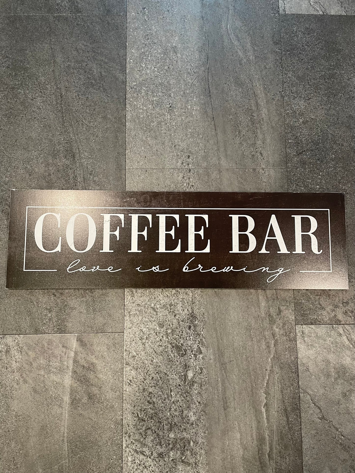 Coffee Bar Wall Sign