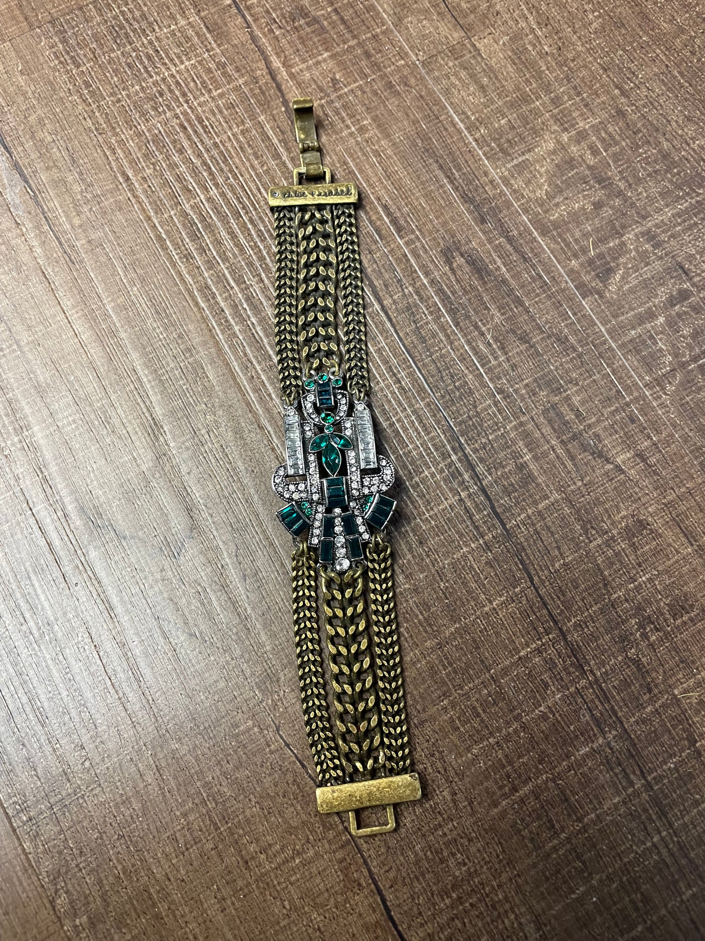 Chloe & Isabel Emerald Chain Bracelet