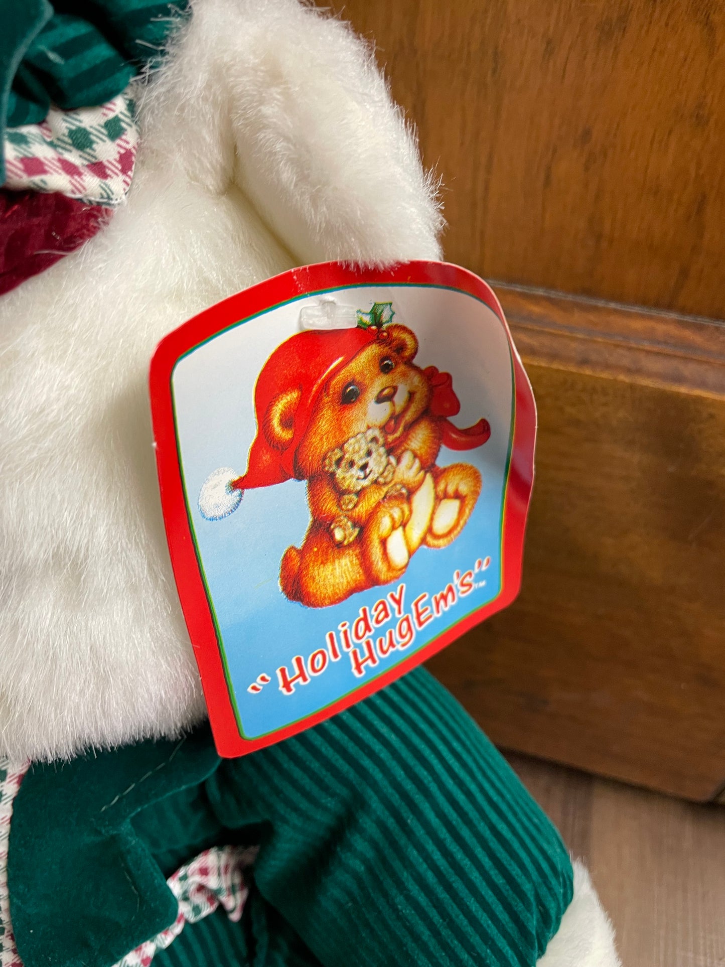 Vintage "Holiday Hug Em's" Plush Bear