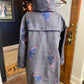 Boden Rainy Day Mac Coat Fleece Lined Bird Pattern (US 16)