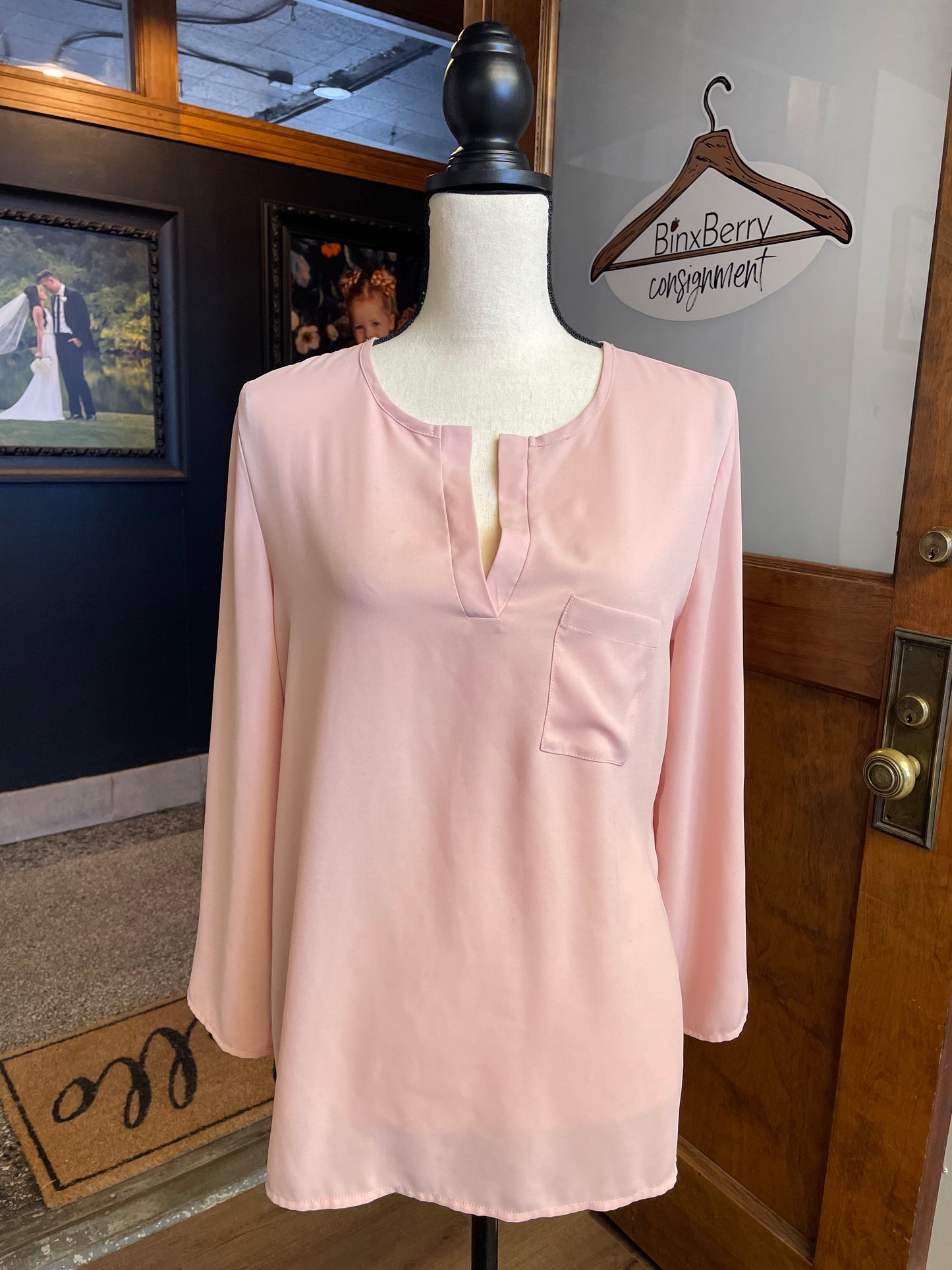 Pleione Soft Pink Blouse (M)