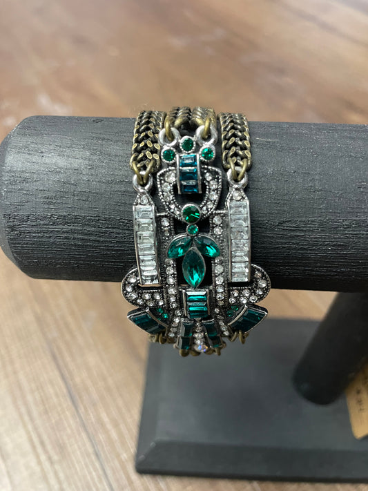 Chloe & Isabel Emerald Chain Bracelet