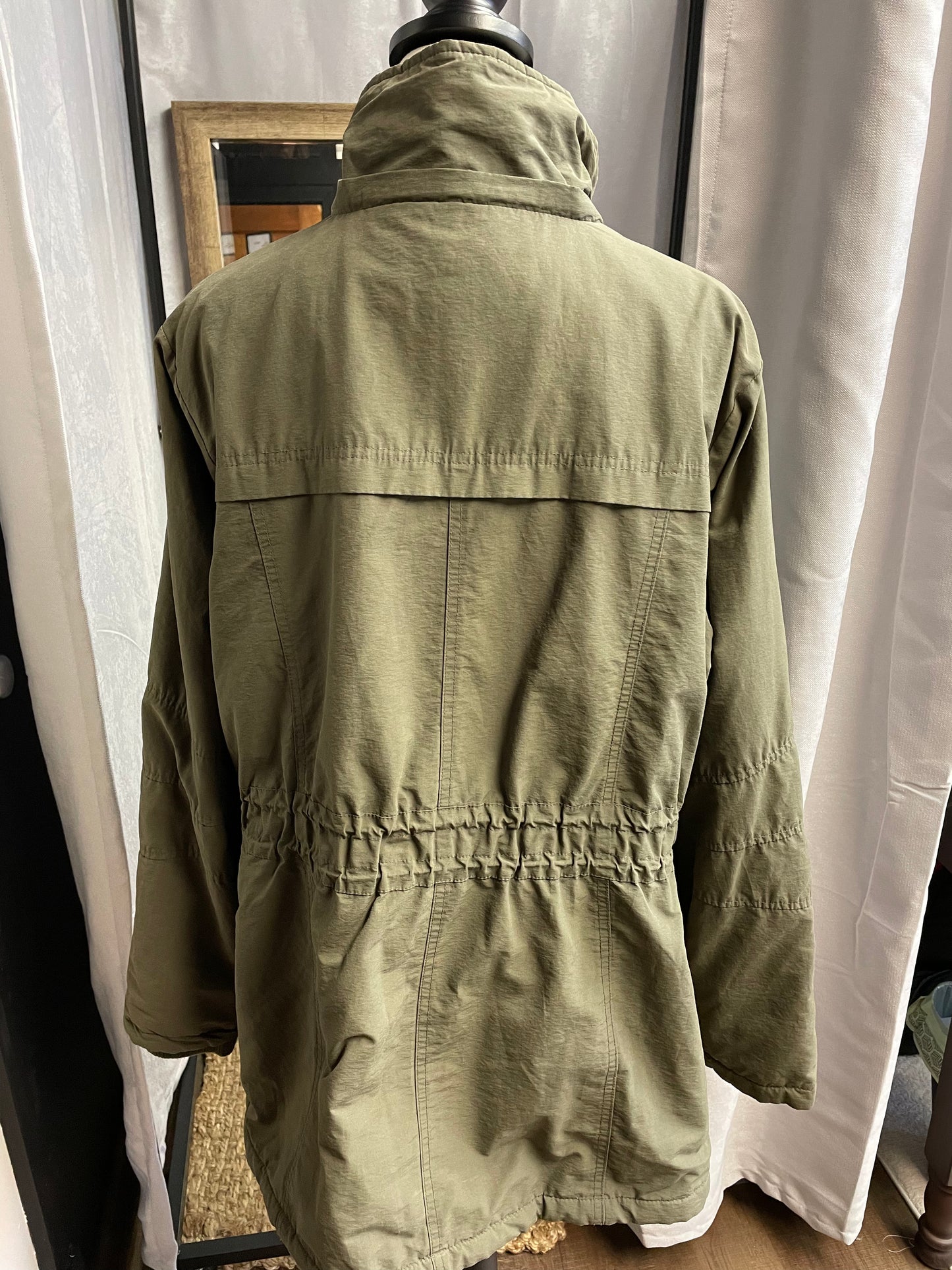 Apt 9 Olive Long Winter Coat (1X)