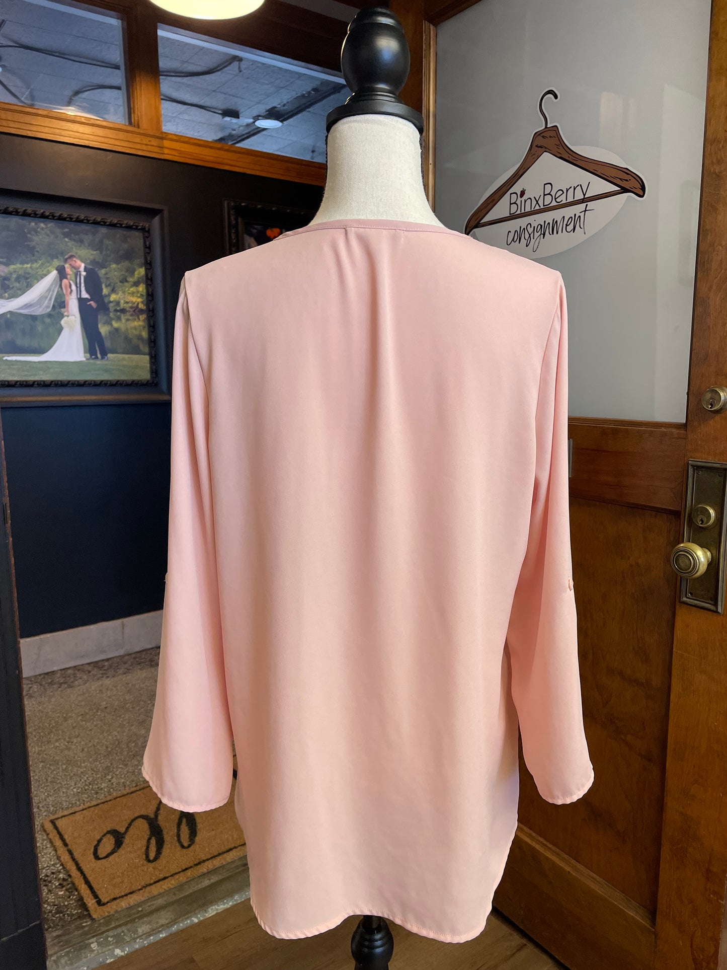 Pleione Soft Pink Blouse (M)