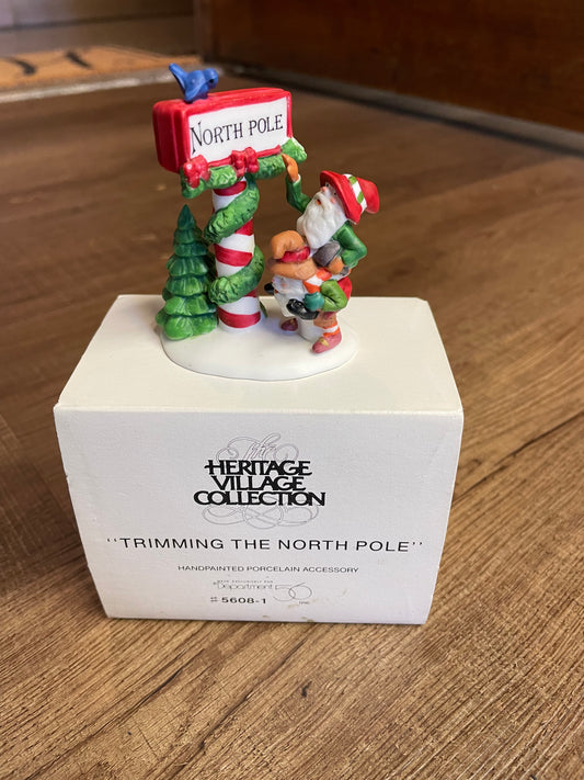 Department 56 "Trimming the North Pole" Accessory