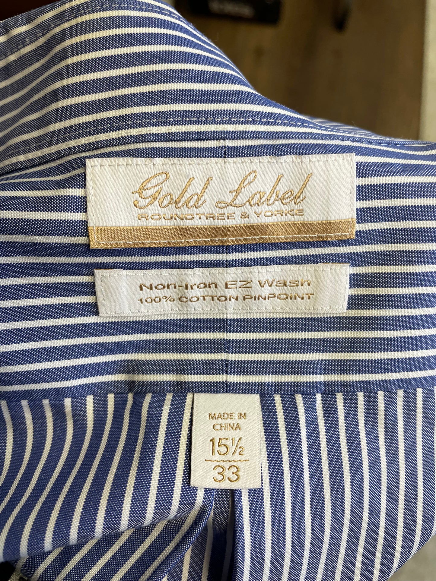 Gold Label Roundtree & Yorke Men's Button Down (33)