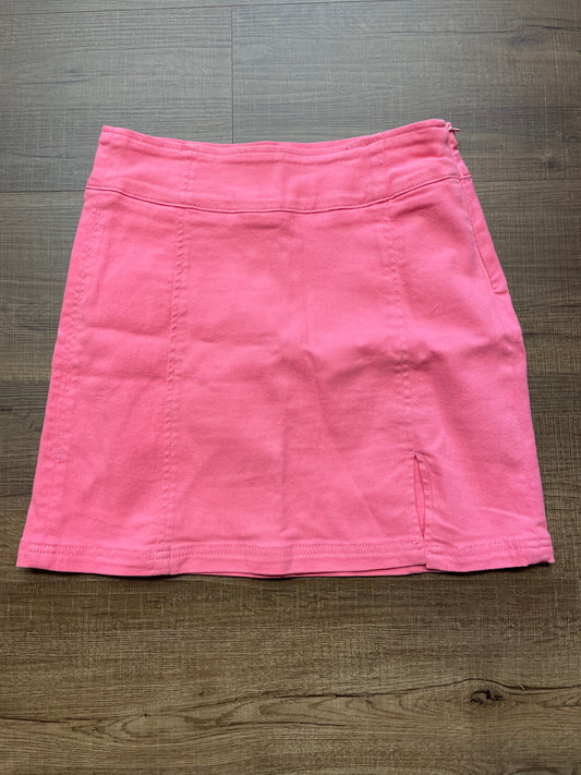 Pink Lily Stretch Denim Skirt (M)