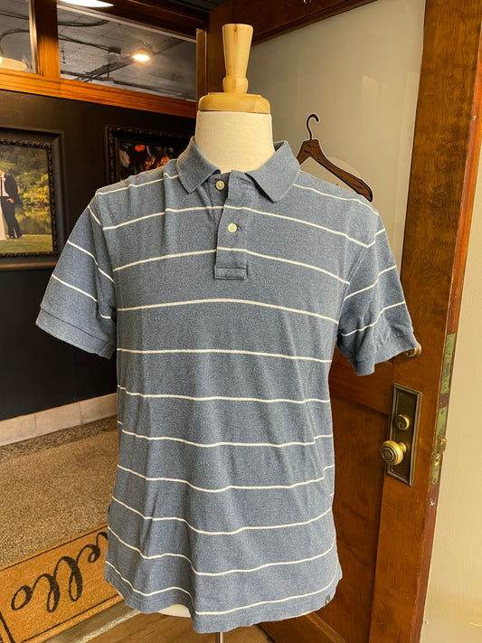 Eddie Bauer Striped Men's Polo (M)