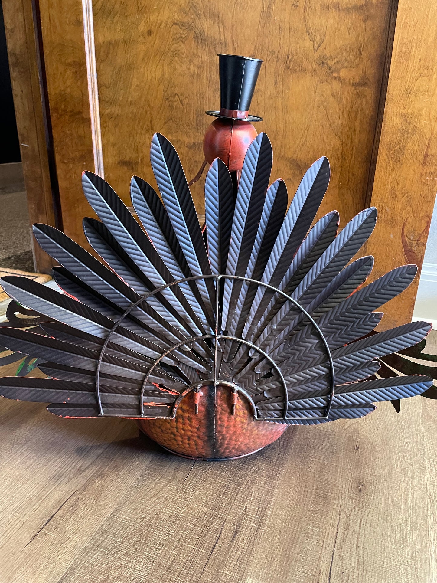 Galvanized Steel Turkey Decor