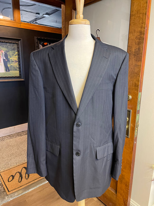 Haggar Pinstripe Men's Suit Coat (46L)