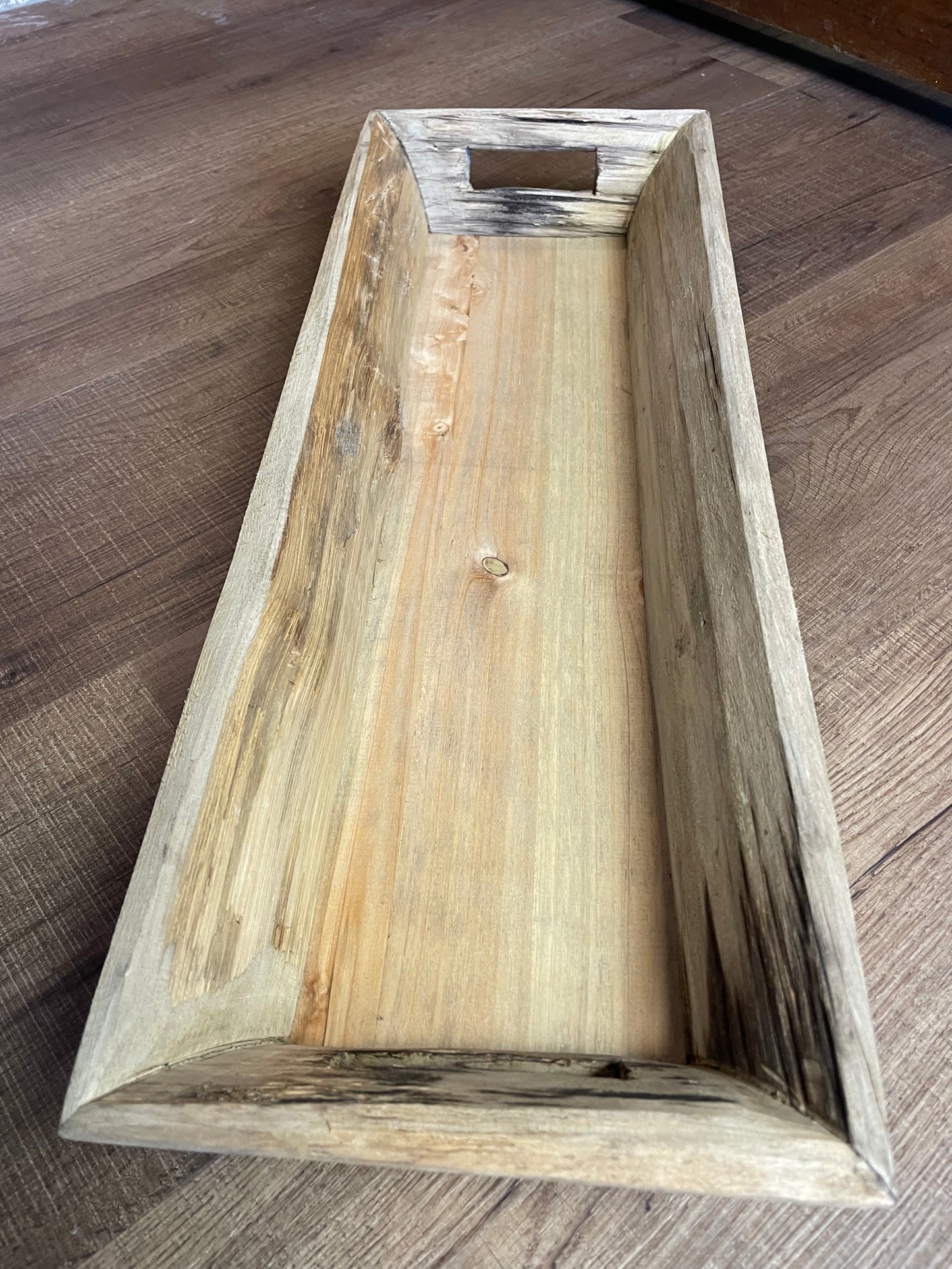 Creative Co-Op Handled Wood Tray