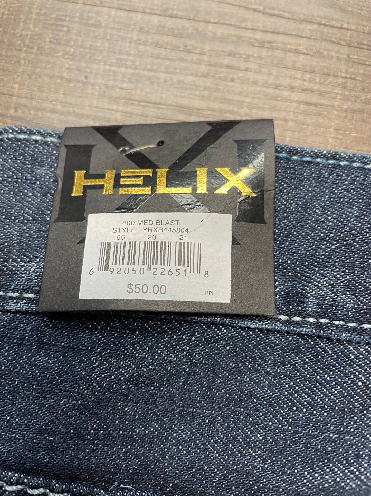 Helix NWT Relaxed Boot Cut Men's Jeans (38x32)