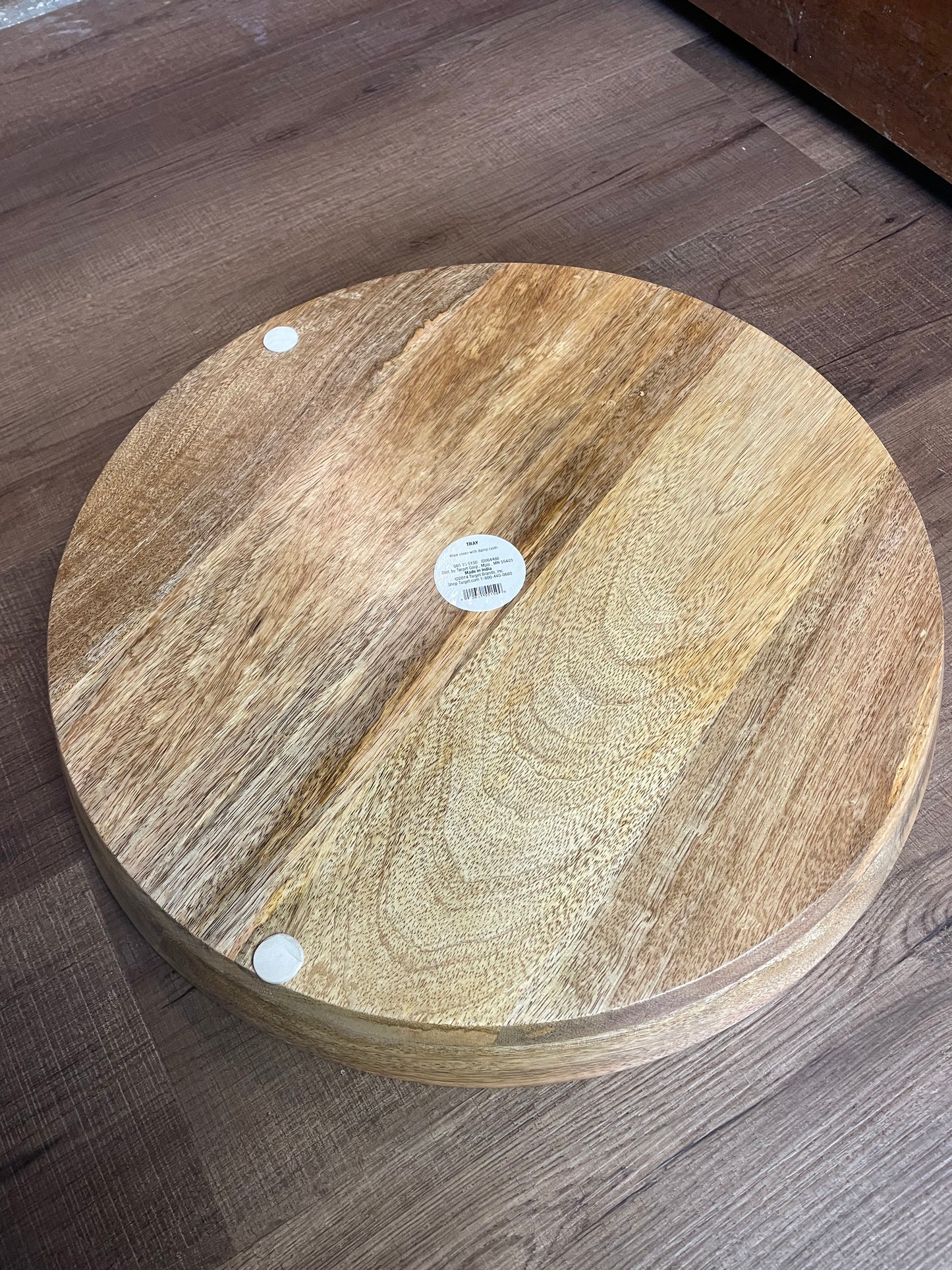 Round Wooden Tray