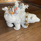 Grandeur Noel White Bear Collectible Figurine