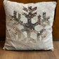 Reversible Sequin Snowflake Pillow