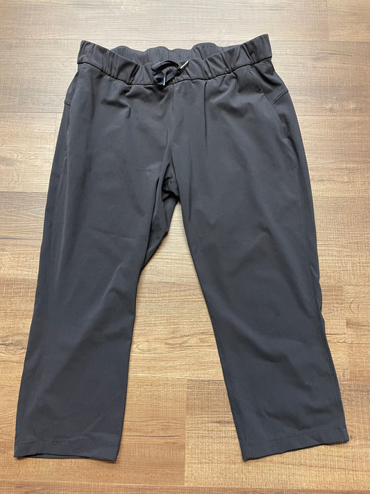 Lululemon On The Fly Crop Black Pant (12)