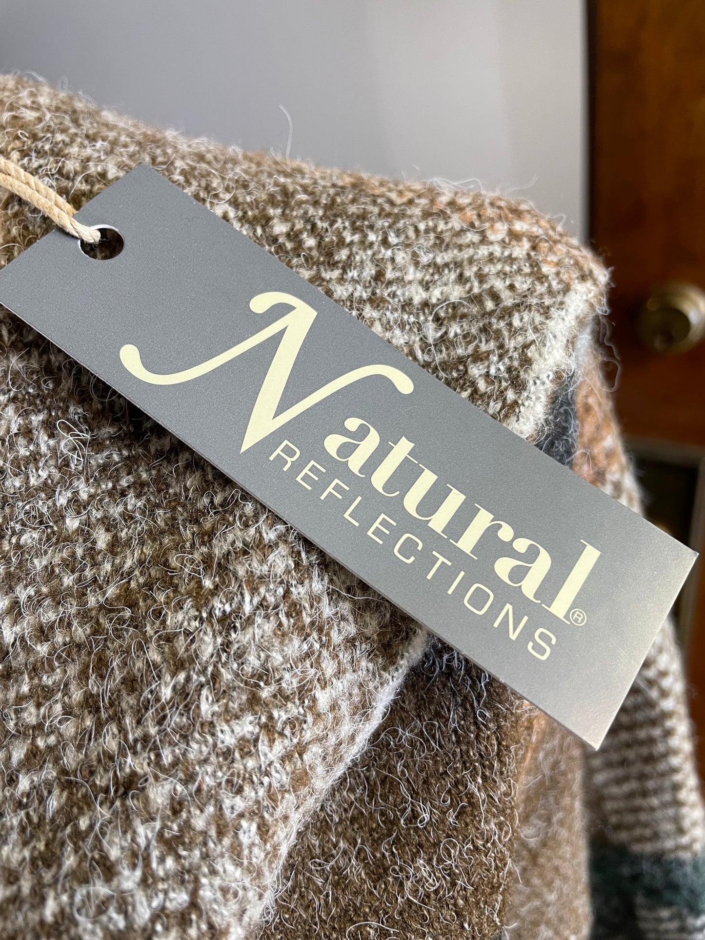 Natural Reflections NWT Long Hooded Cardigan (M)