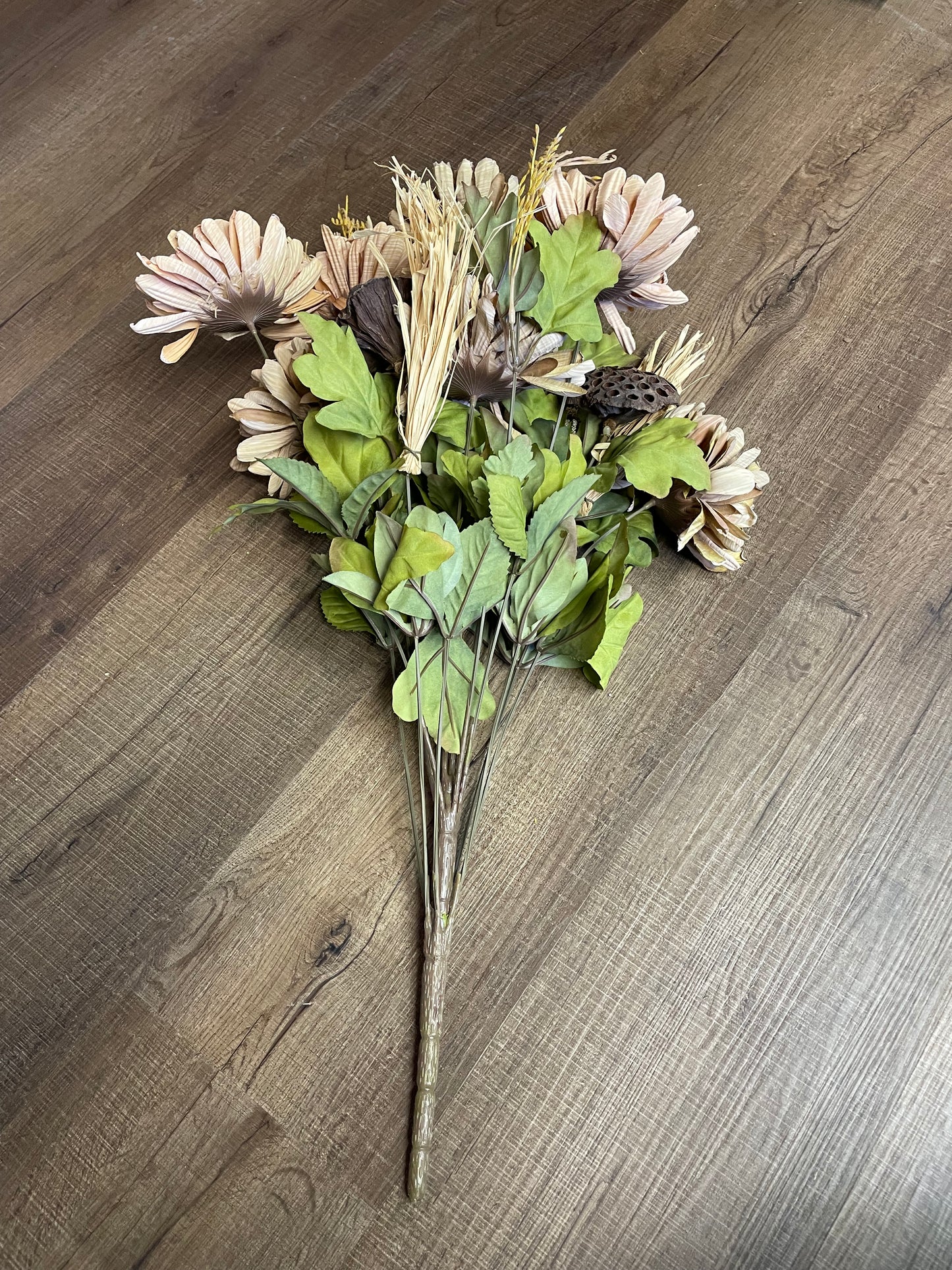 Dried Faux Flower Stem Bouquet