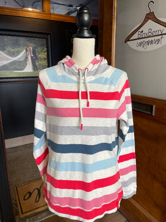 Joules Striped Woman's Hooded Top (12)