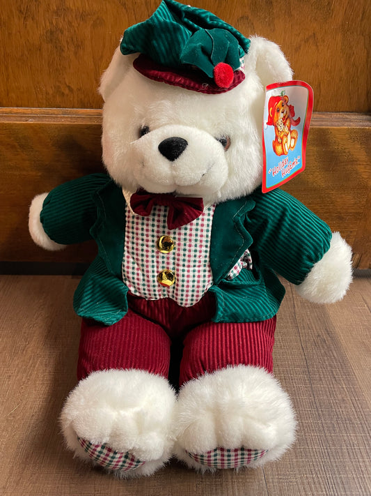 Vintage "Holiday Hug Em's" Plush Bear