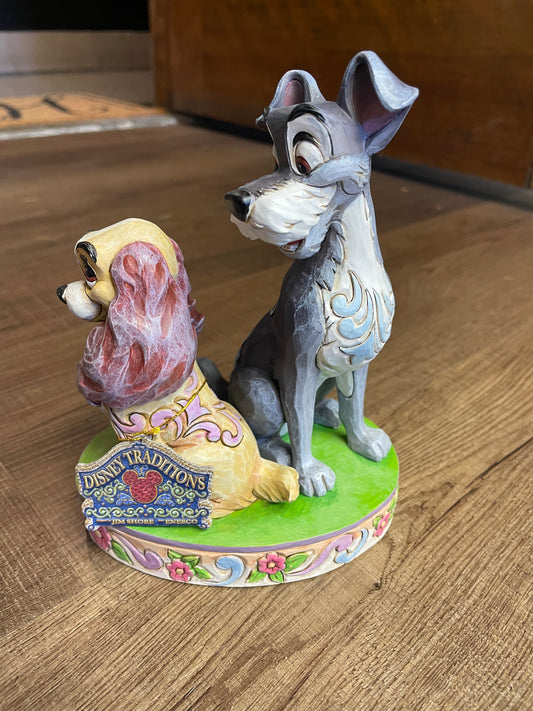 Jim Shore Disney Traditions "Opposites Attract" Figurine