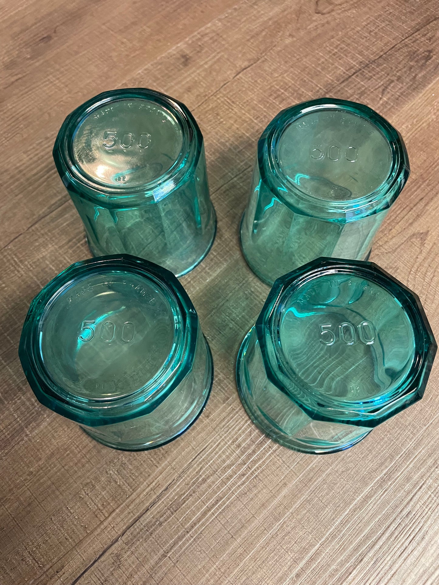 Turquoise 500mL Luminarc Drinking Glasses (Set of 4)