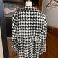 Joan Rivers Houndstooth Peacoat (1X)