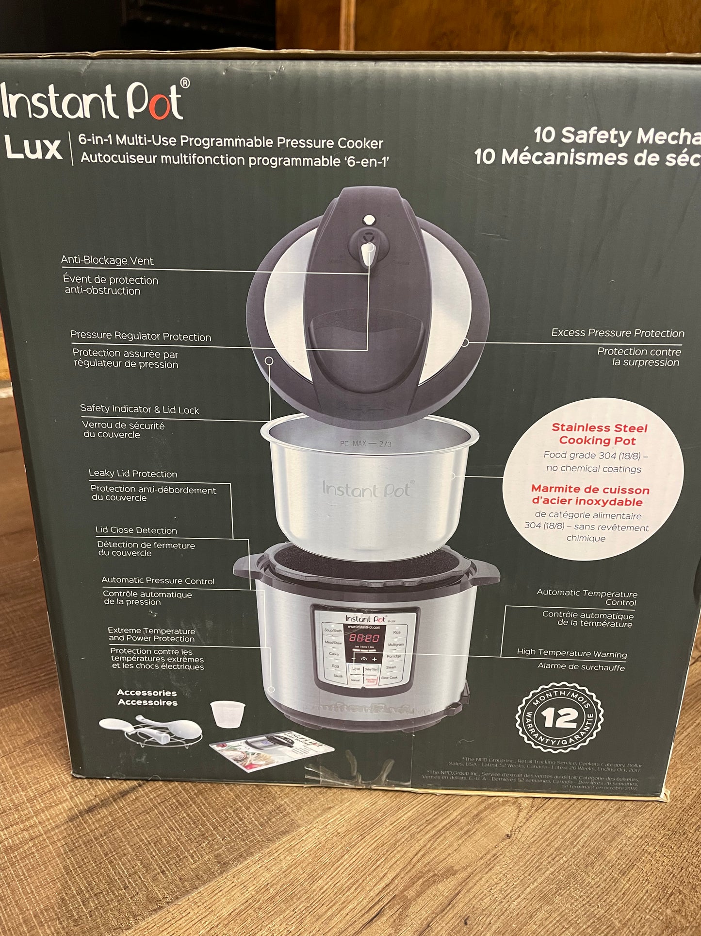 InstaPot Lux 6-in-1 Pressure Cooker