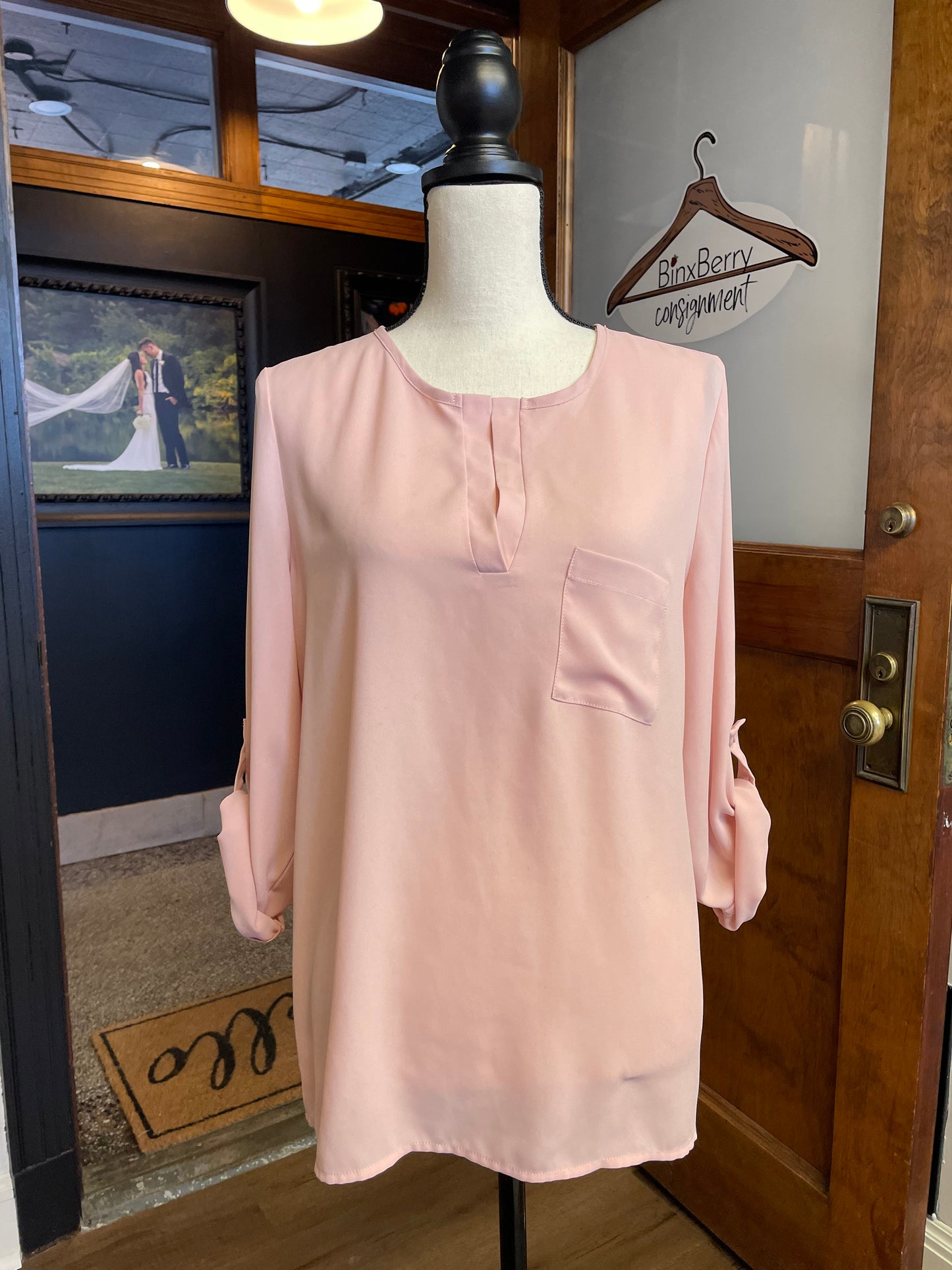 Pleione Soft Pink Blouse (M)