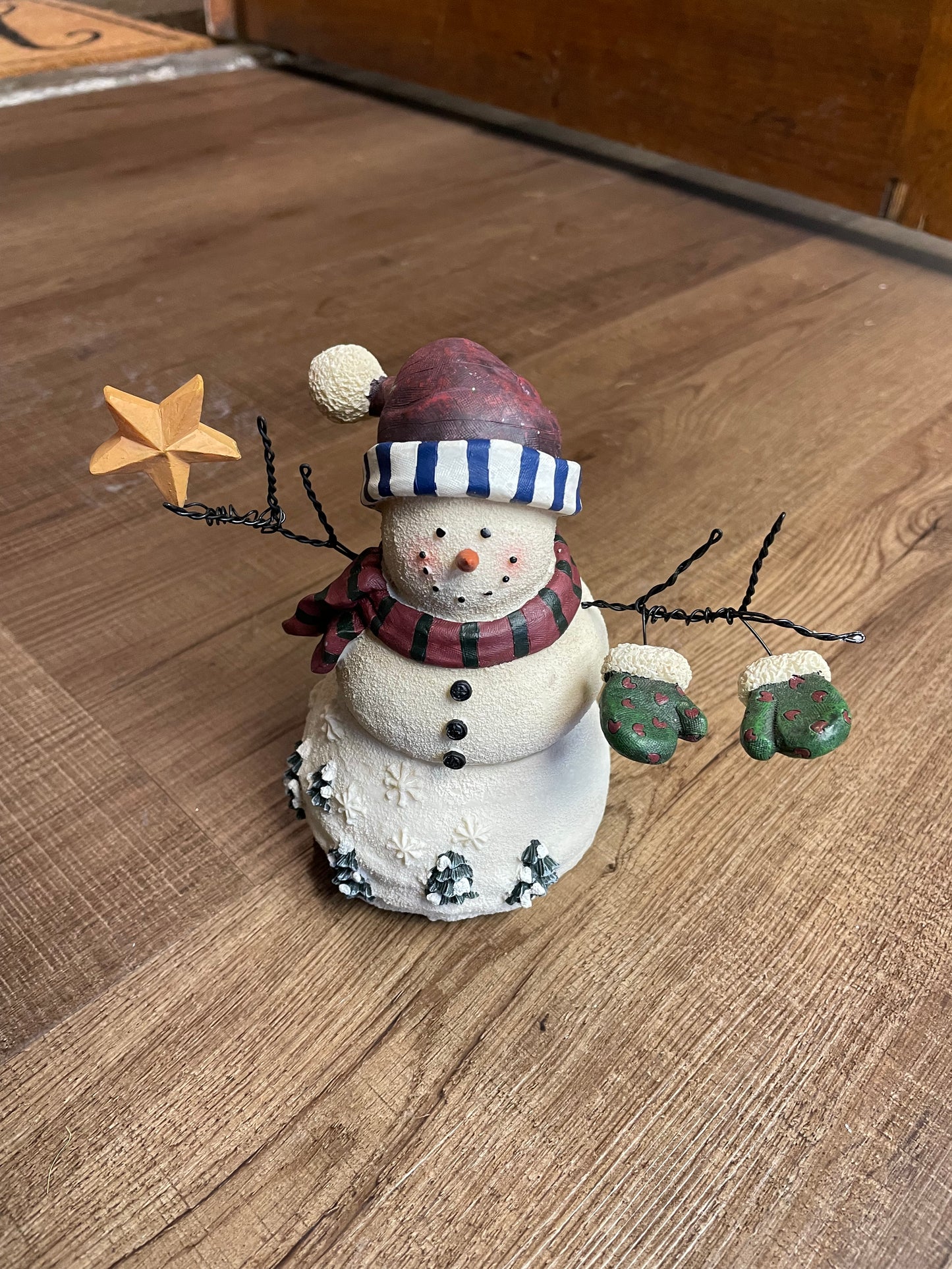 Snowman Tealight Holder Gift Box