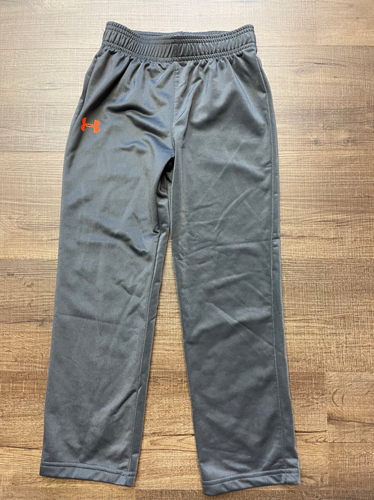 Under Armour Gray Fleece Straight Leg Youth Pants (7)