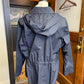 Gallery Woman NWT Navy Cinch Waist Raincoat (1X)