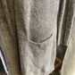 Barefoot Dreams Cozy Chic Lite Dark Gray Cardigan (XS/S)