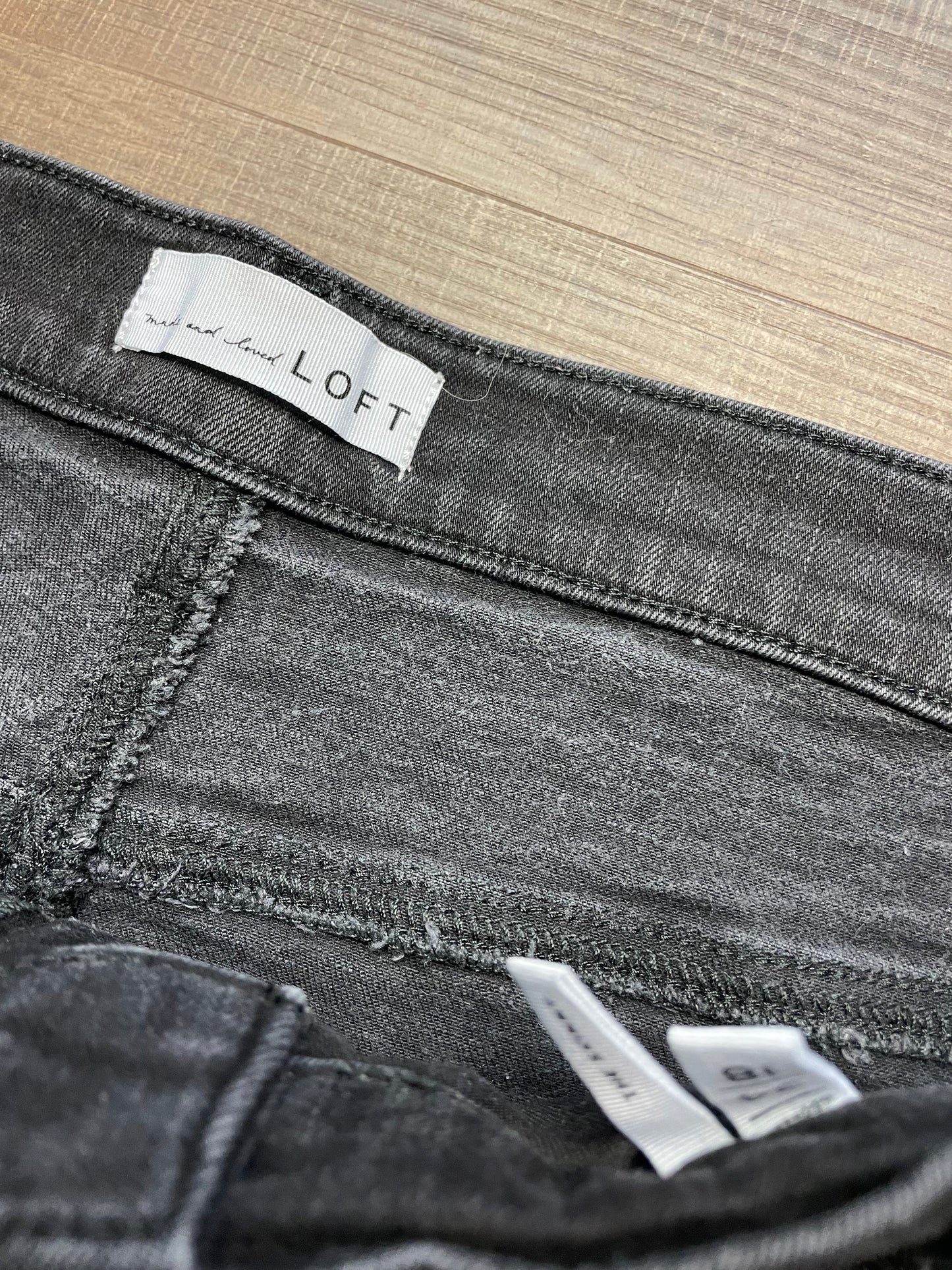 Loft The Skinny Black Denim (18)