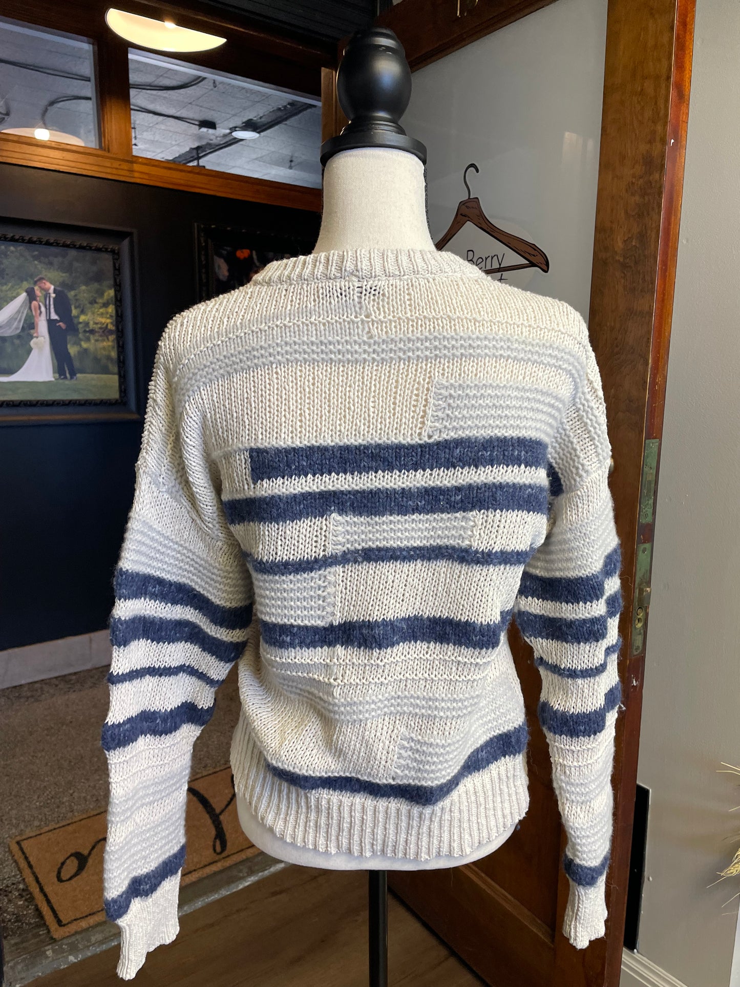 Madewell Striped Merino Wool Sweater (M)