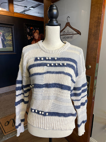 Madewell Striped Merino Wool Sweater (M)