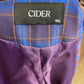 Cider Women's Double Breasted Plaid Blazer (1X)