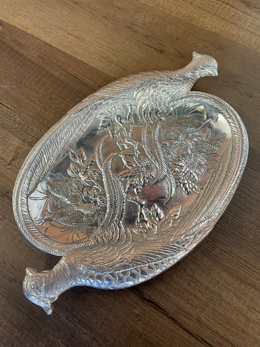 Vintage Arthur Court Pheasant & Quail Platter