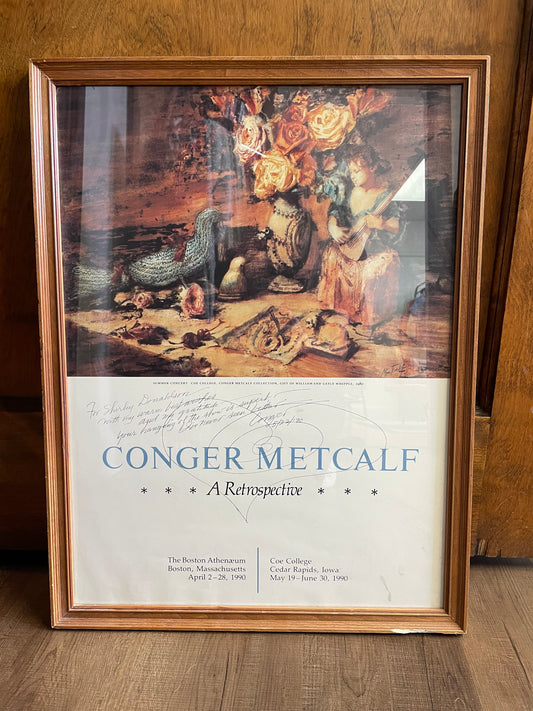 Conger Metcalf Framed & Signed Print