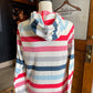 Joules Striped Woman's Hooded Top (12)