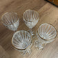 Mikasa Tiara Crystal Gold Rimmed Wine Glasses