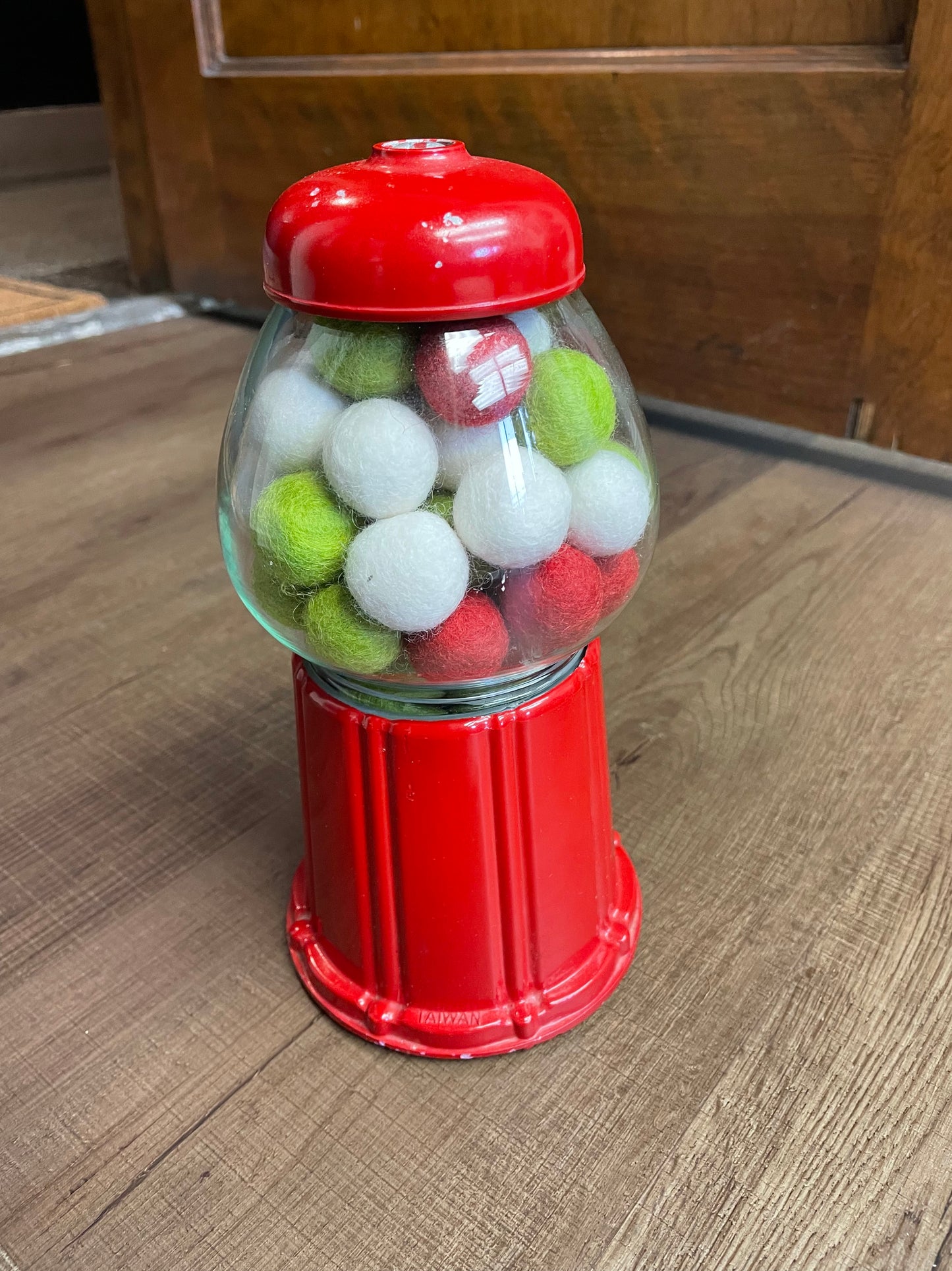 Mini Gumball Machine with Felt Gumballs