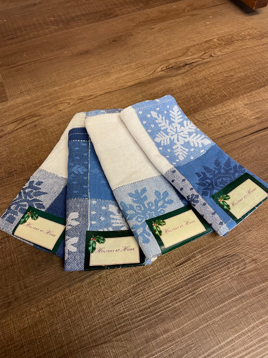 Holiday Home Cloth Napkins (set of 4)